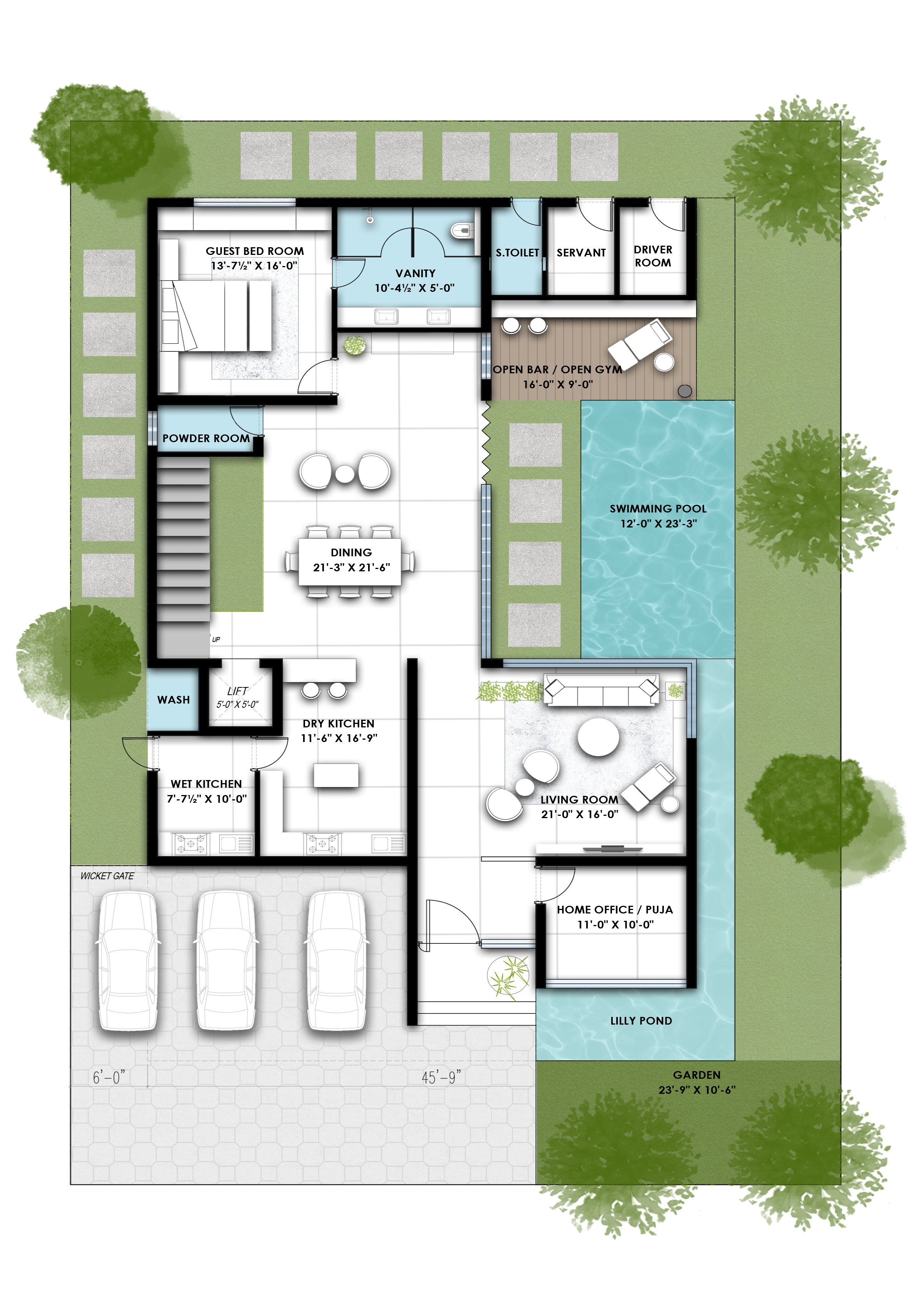 600 East Floorplan